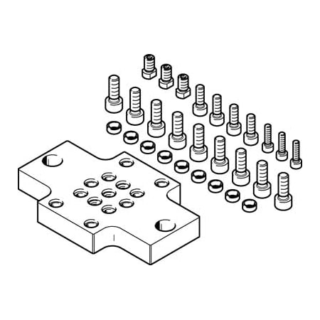 Festo Adapter Kit HMSV-74 HMSV-74